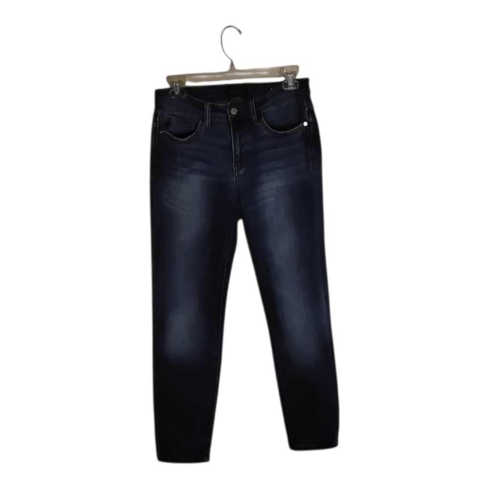 Judy Blue Medium Wash Fading 7/28 Stretchy Skinny Denim Jeans